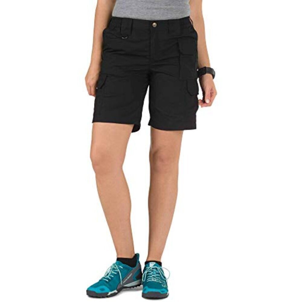 Tactical Ripstop Cargo Shorts Adjustable Waist Gusseted Crotch Utility Work - Picture 2 of 4
